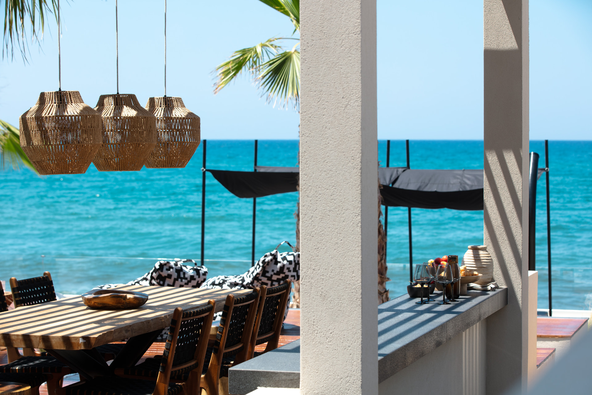Dining Pergola Sea